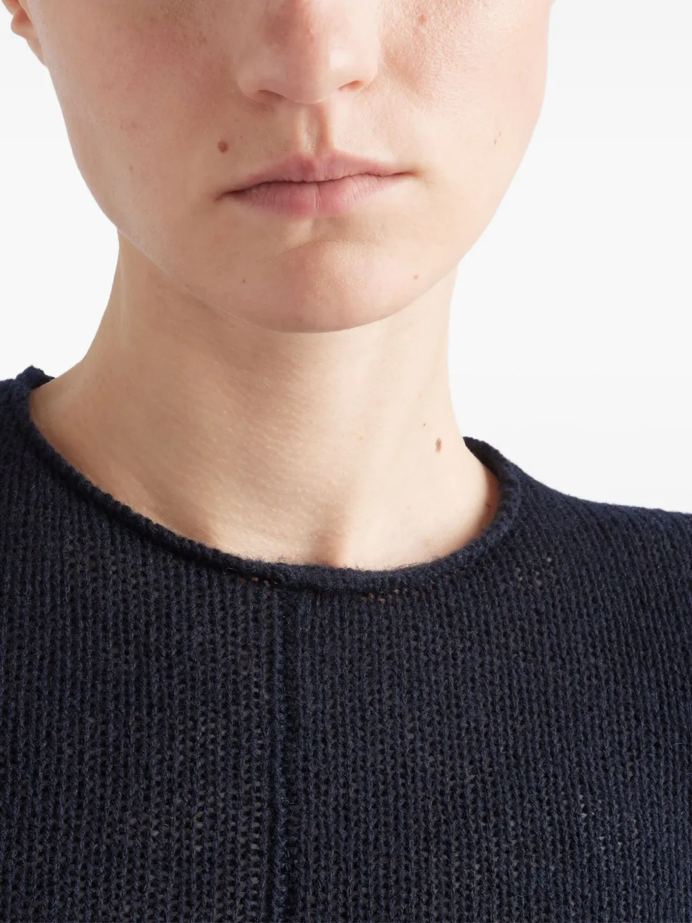 Prada Kasjmier T-shirt Blauw