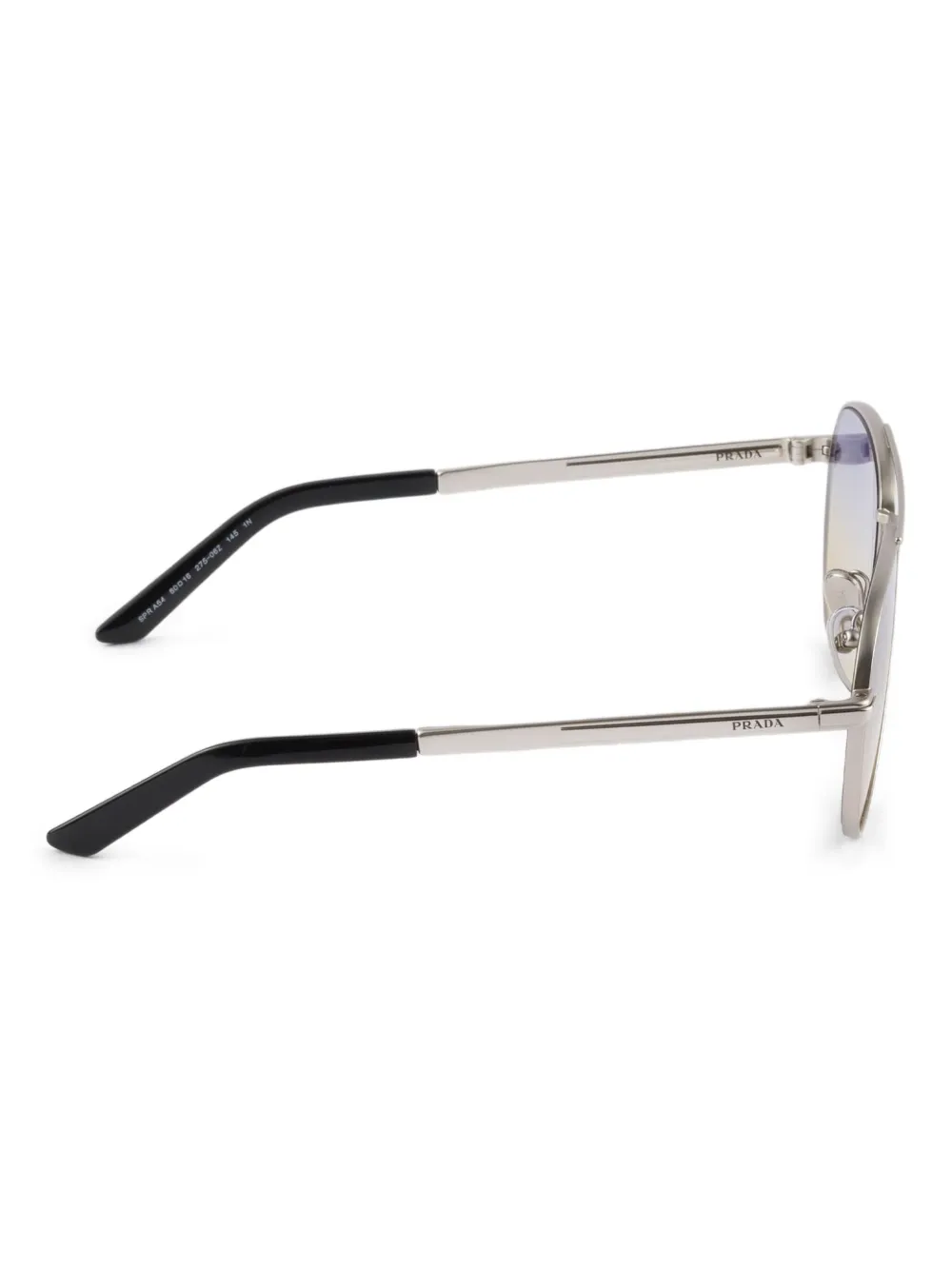 Prada Eyewear Zonnebril met gegraveerd logo Zilver
