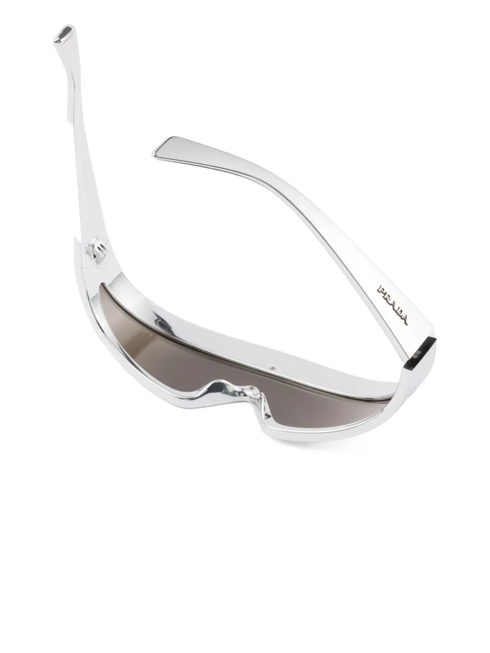 Prada Eyewear Runway zonnebril met getinte glazen Wit