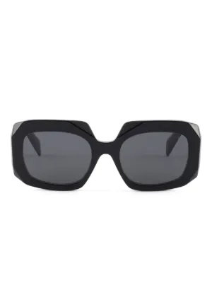 Gucci Eyewear Interlocking G Logo Sunglasses | Black | FARFETCH