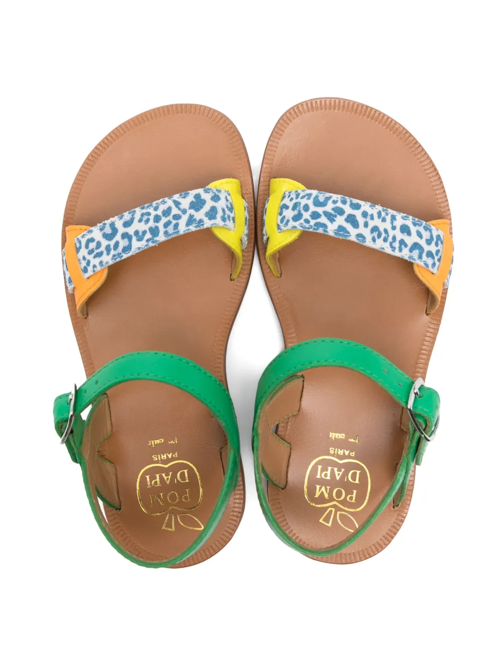Pom D'api leather sandals Green