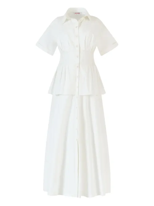 Cotton midi dress - Rosie Assoulin - Modalova