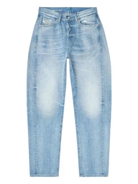 Diesel D-Ellz distressed light-wash jeans
