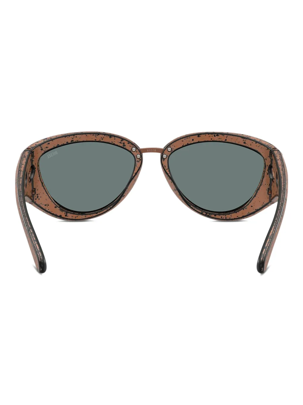 Diesel Zonnebril met vlinder montuur Beige