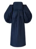 Rosie Assoulin balloon-sleeve midi dress - Blue