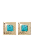 Retrofete square-shape earrings - Gold