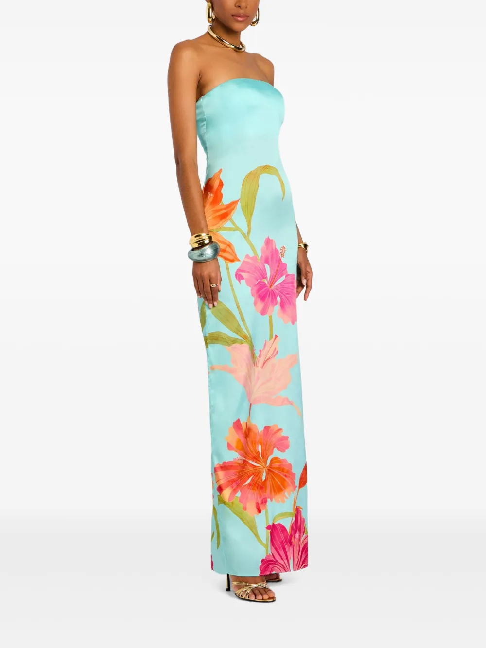 Retrofete Vivi jurk Blauw