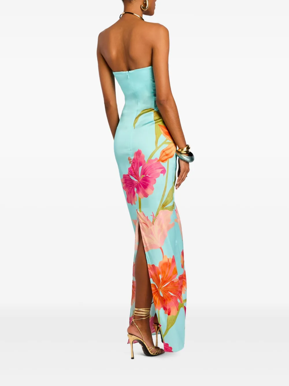 Retrofete Vivi jurk Blauw