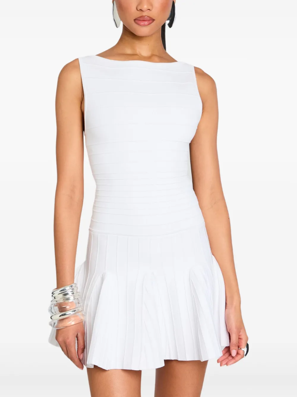 Retrofete Audrina jurk Wit