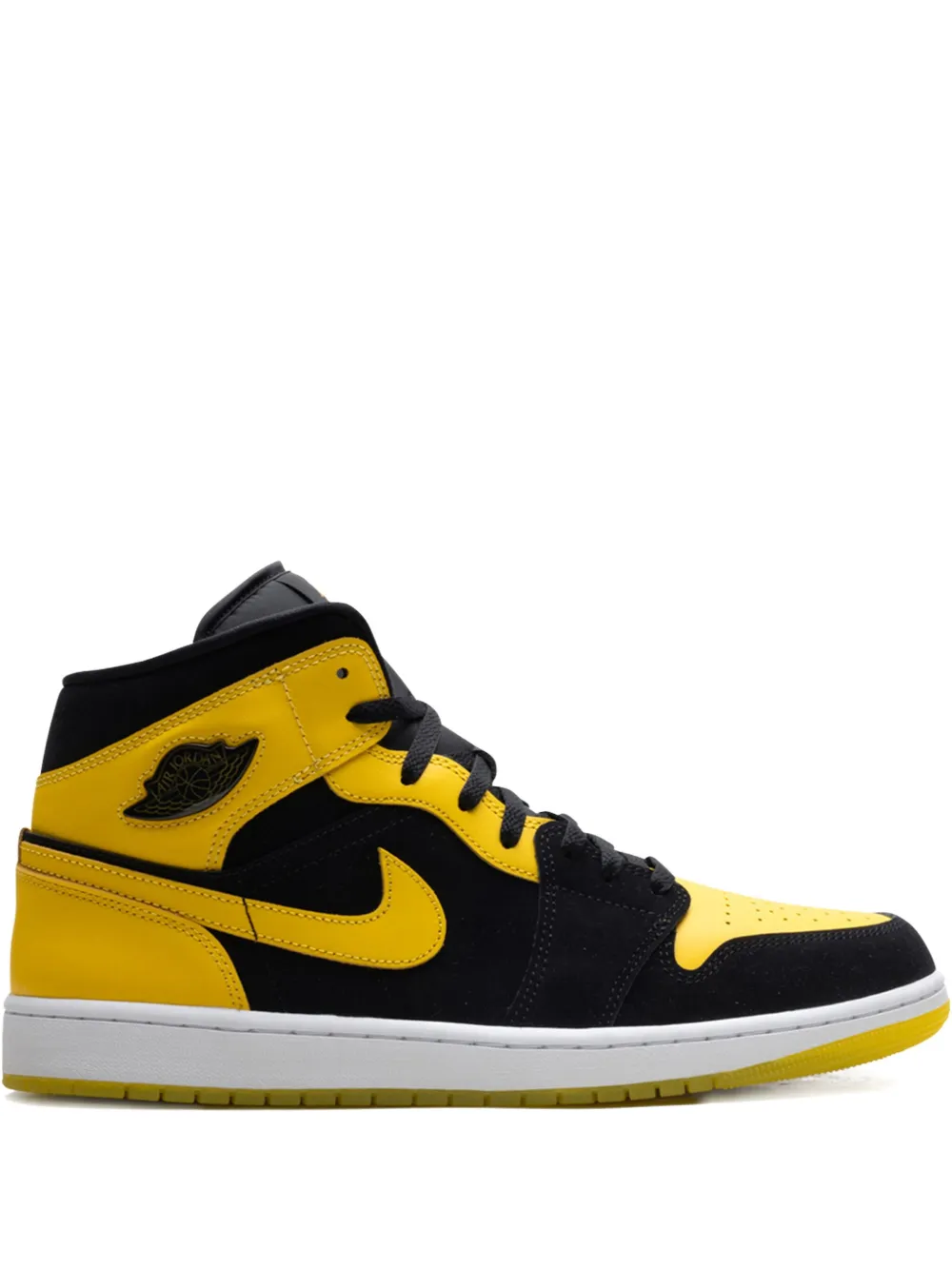 Jordan Air 1 Mid "Black White Varsity Maize" sneakers Yellow
