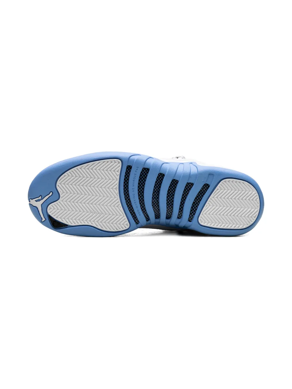Jordan Kids Air Jordan 12 Retro "Melo" sneakers White University Blue Metallic Silver
