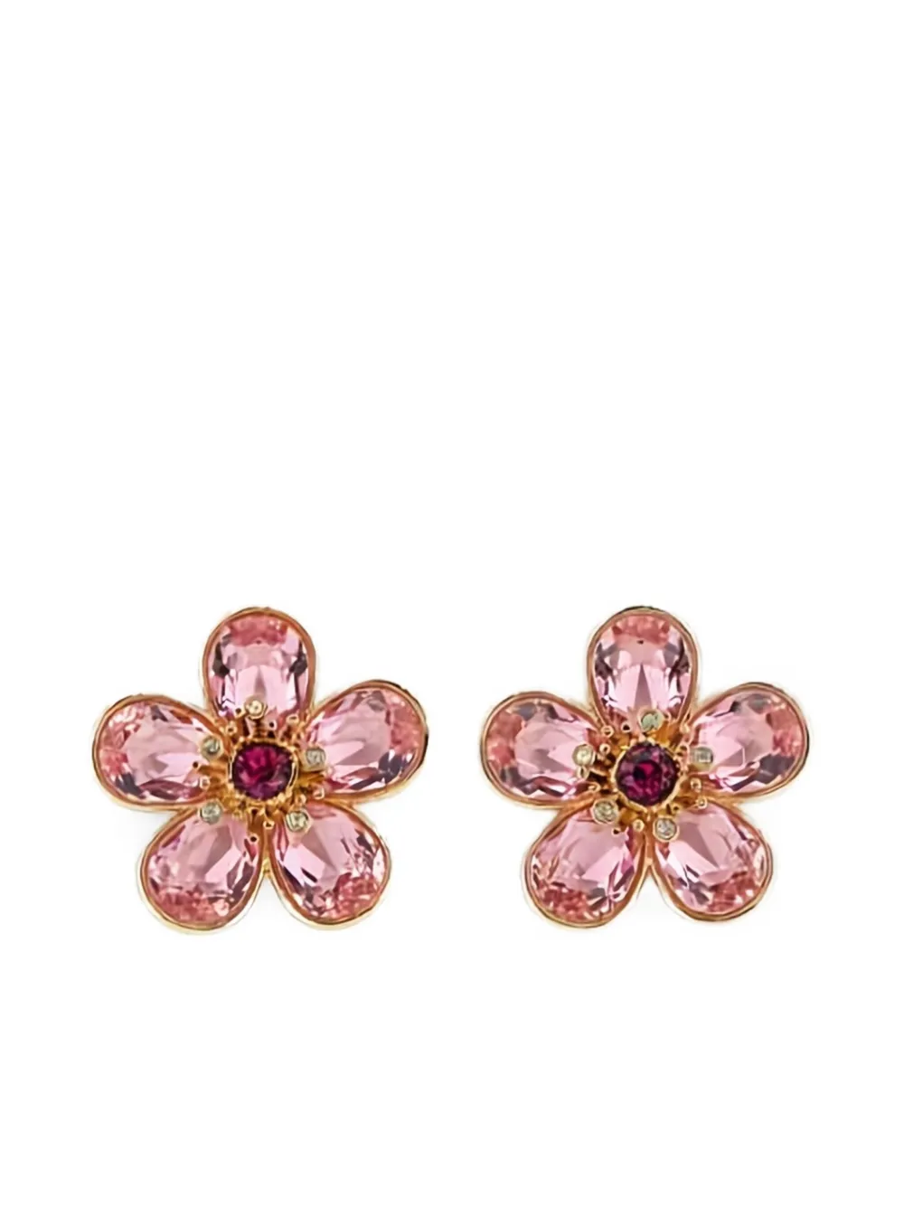 Swarovski Idyllia ピアス - ゴールドトーン Swarovski Idyllia ピアス - ゴールドトーン