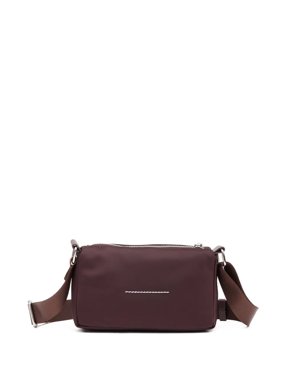 Mm6 Maison Margiela Numeric-patch Cross Body Bag In Black