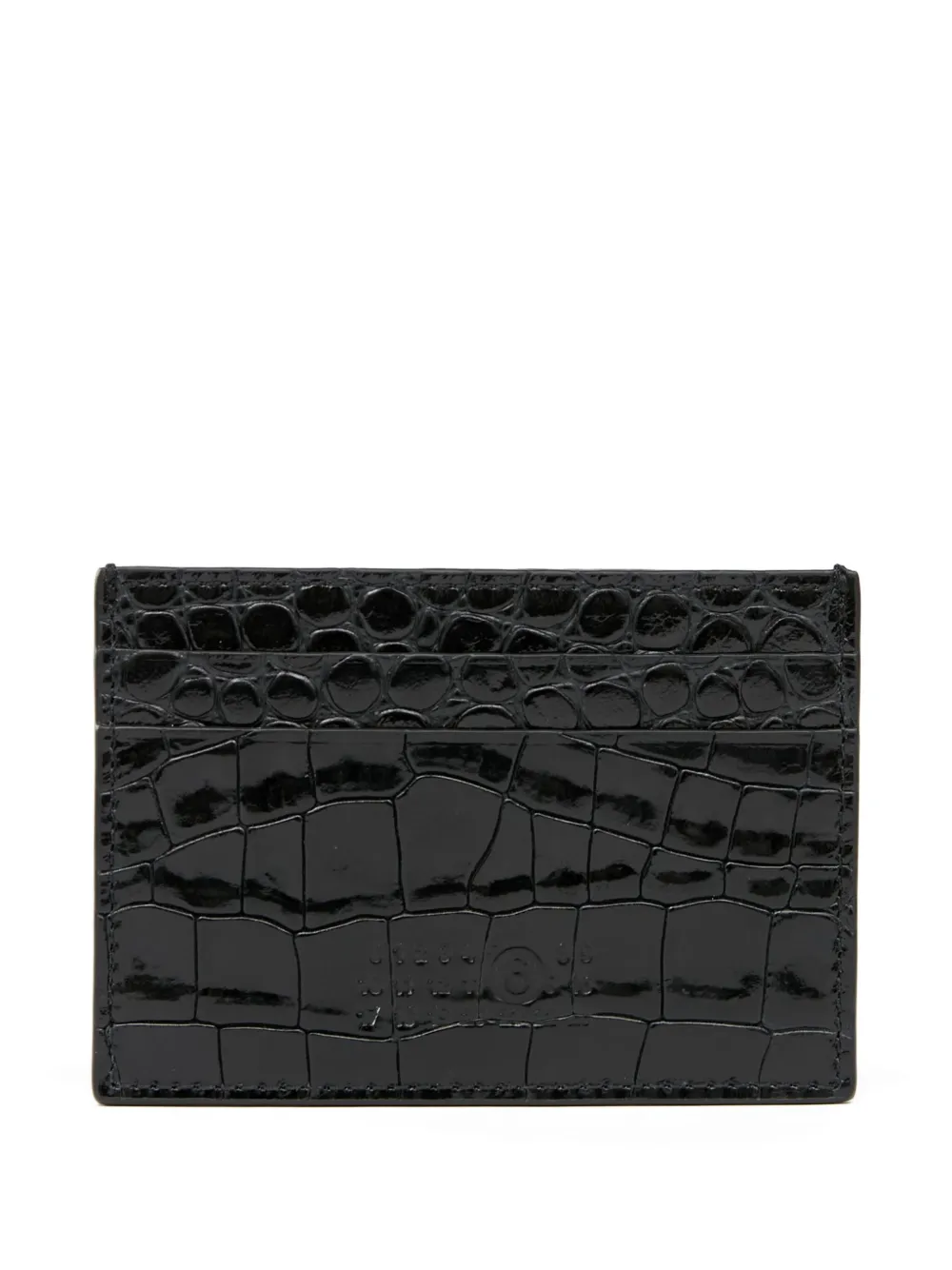 MM6 Maison Margiela crocodile-embossed cardholder | Women | Image 2