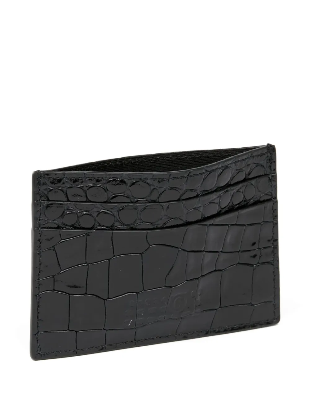 Mm6 Maison Margiela Kartenetui Mit Kroko-prägung