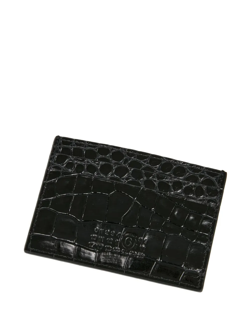 MM6 Maison Margiela Leren pasjeshouder Zwart