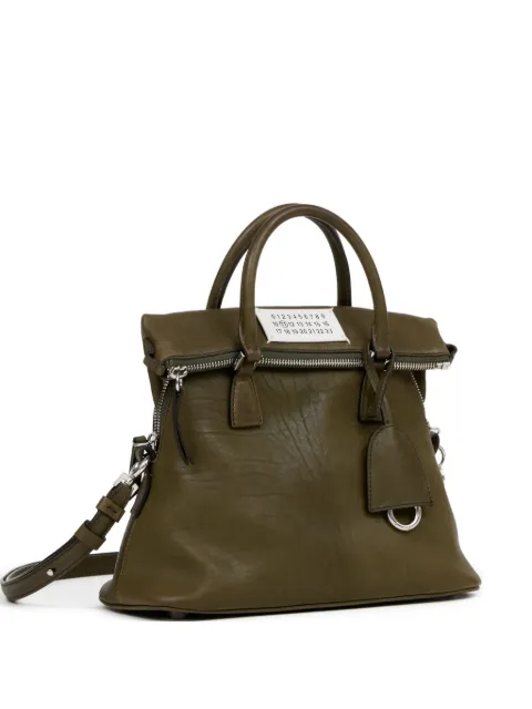 Maison Margiela logo-plaque shoulder bag 