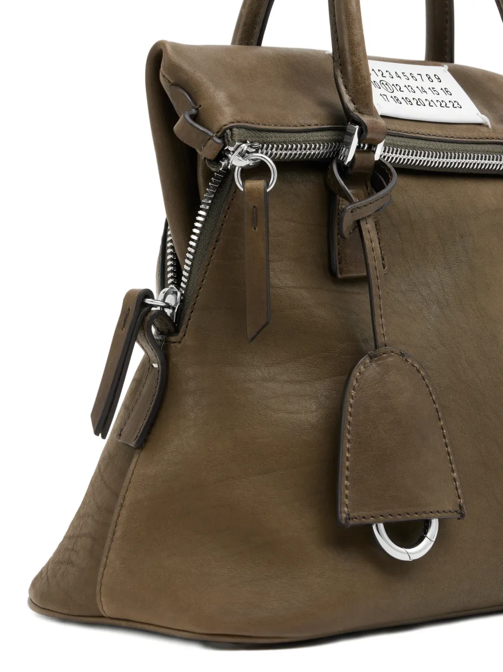 Maison Margiela Schoudertas met logoplakkaat Groen