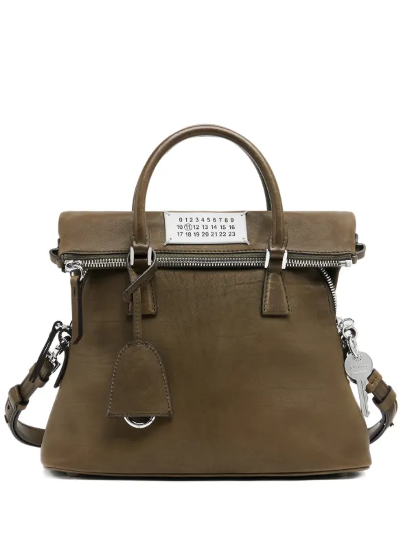 Maison Margiela Logo-plaque Shoulder Bag in Green