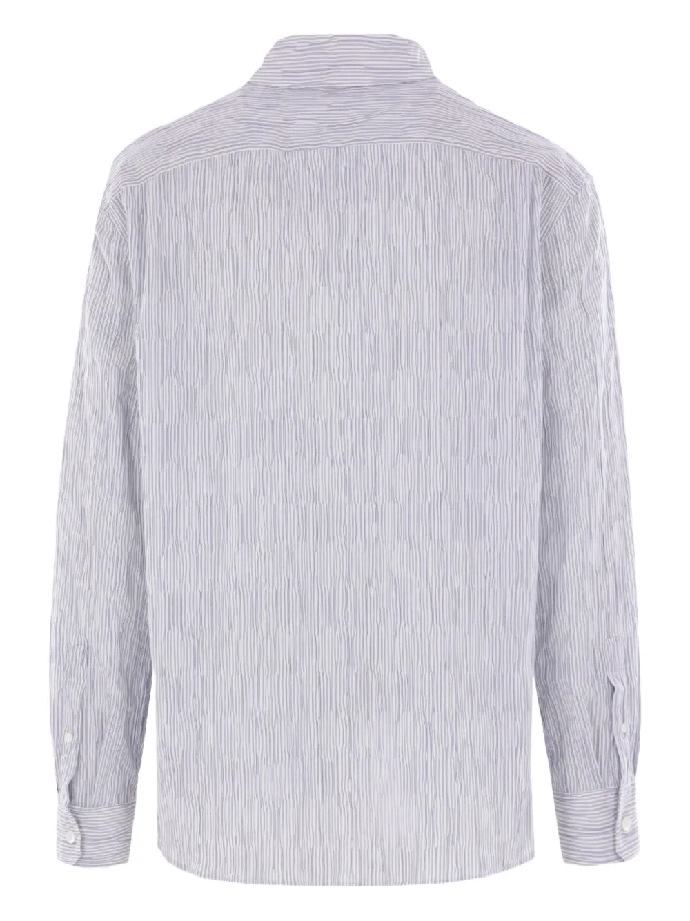 LOEWE embroidered-Anagram shirt - Blauw