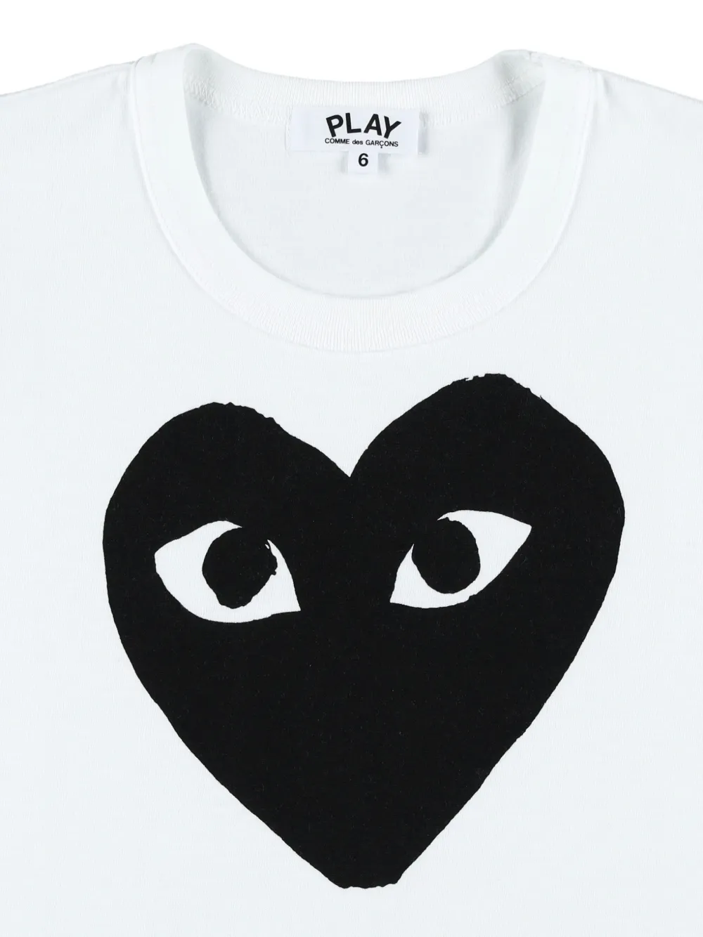 COMME DES GARÇONS PLAY BIG HEART-PRINT T-SHIRT