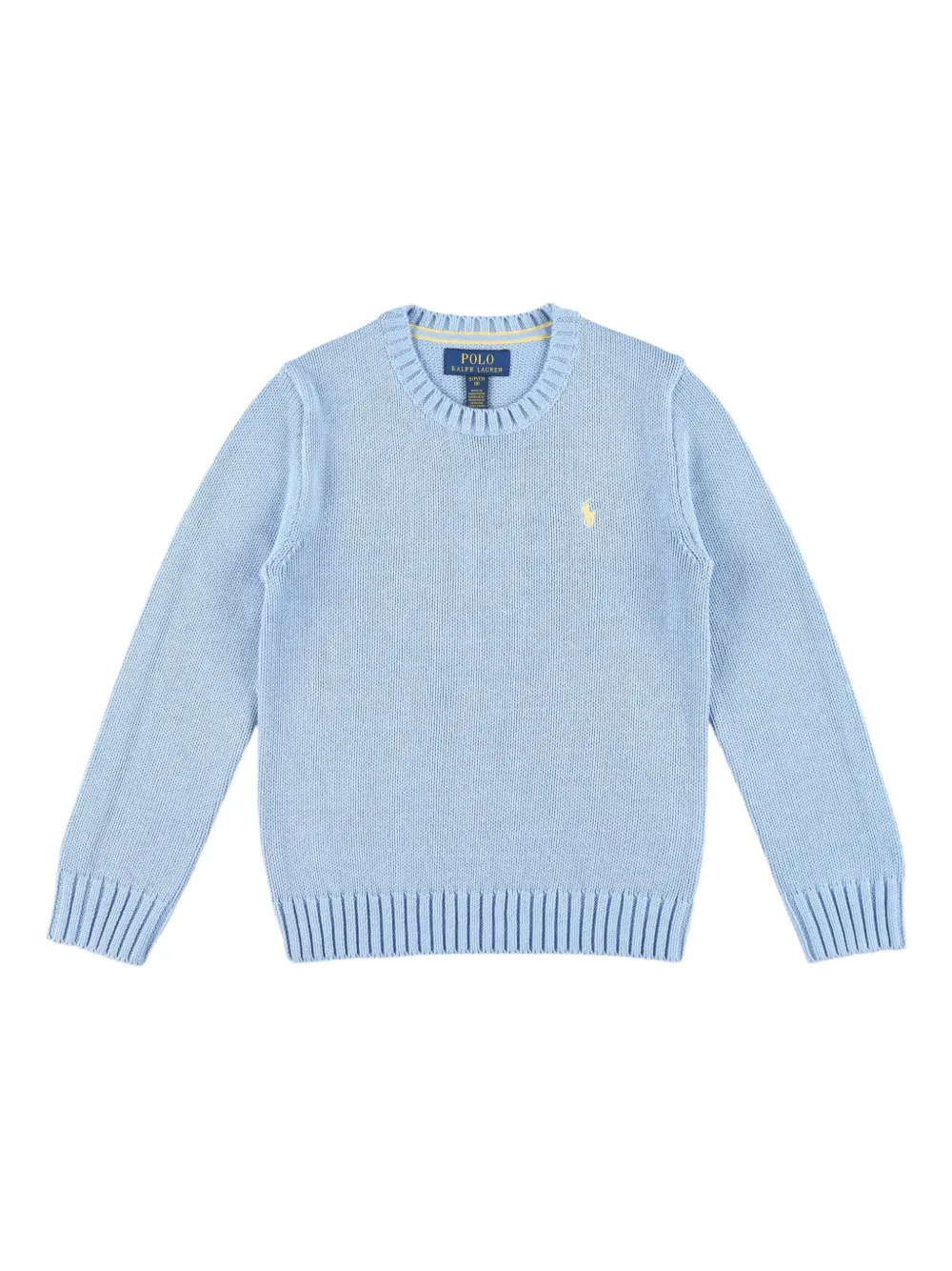 POLO RALPH LAUREN KIDS cotton jumper Blauw