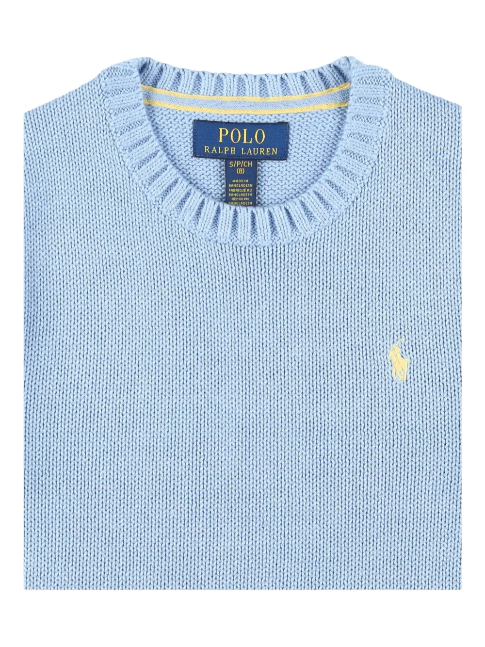 POLO RALPH LAUREN KIDS cotton jumper Blauw