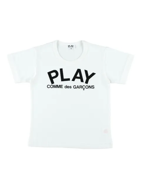 Comme Des Garçons Play Kids logo-print T-shirt