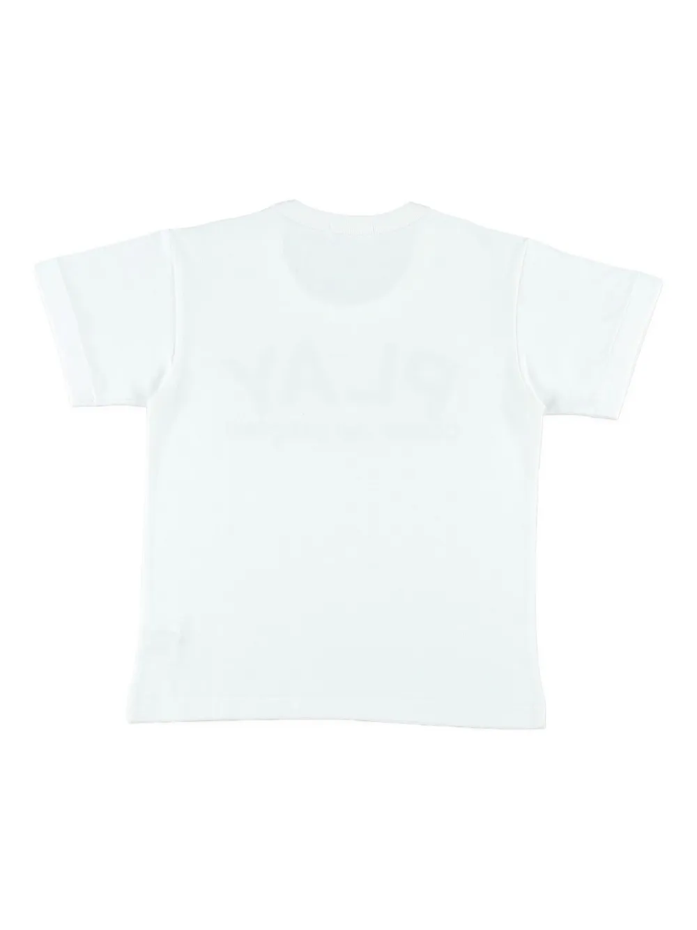 COMME DES GARÇONS PLAY LOGO-PRINT T-SHIRT