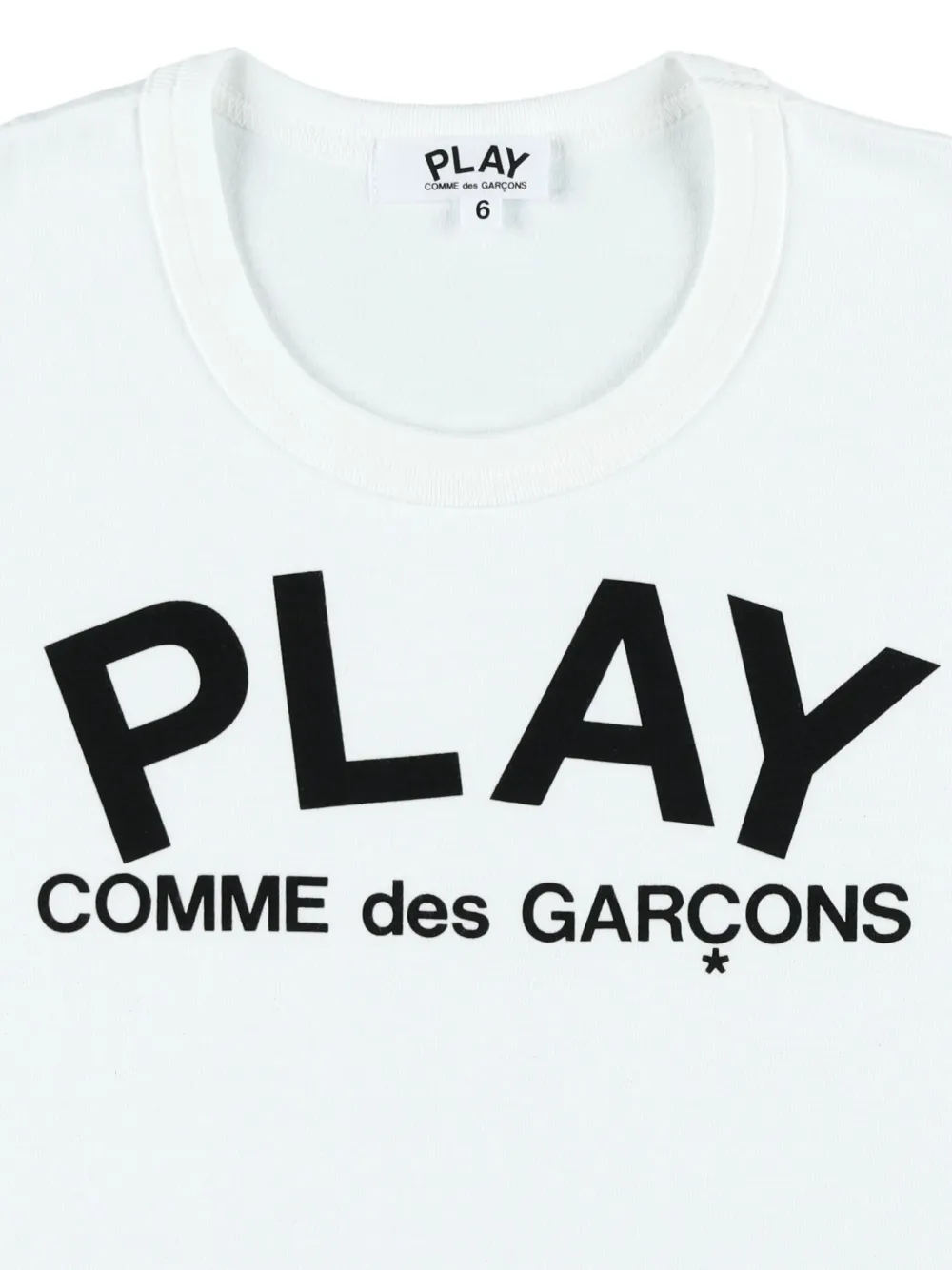 COMME DES GARÇONS PLAY LOGO-PRINT T-SHIRT
