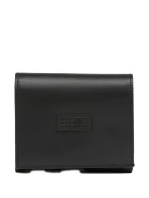 折りたたみ財布 MM6 Maison Margiela Logo Zip Around Wallet Green Glow XS63UI MM6 Maison Margiela Logo Debossed Zip Around Wallet