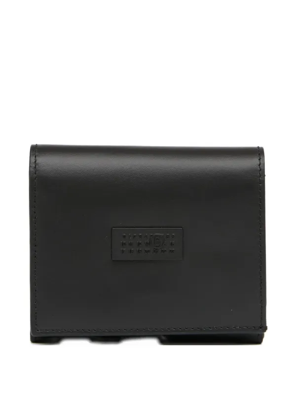 ❤新品❤メゾンマルジェラMM6 ブラック三つ折り財布 MM6 Maison Margiela 三つ折り財布 | ブラック | FARFETCH JP