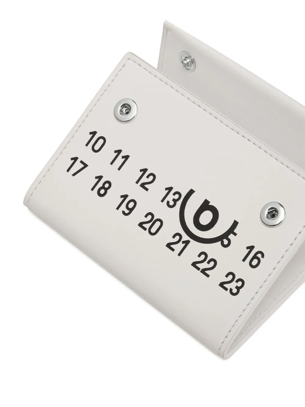 Mm6 Maison Margiela Numbers Wallet In White
