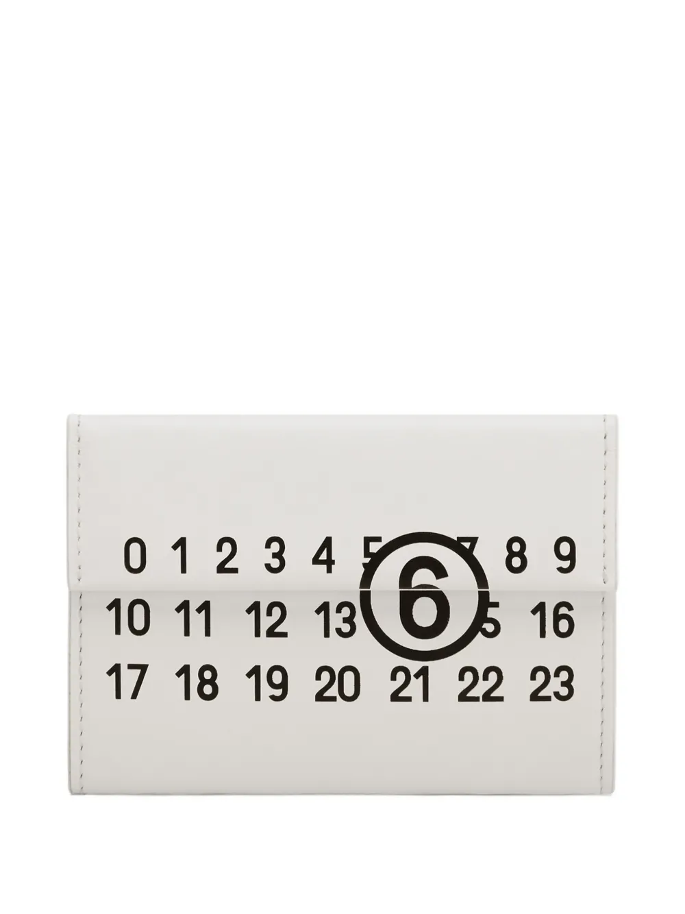 Mm6 Maison Margiela Numbers Wallet In White
