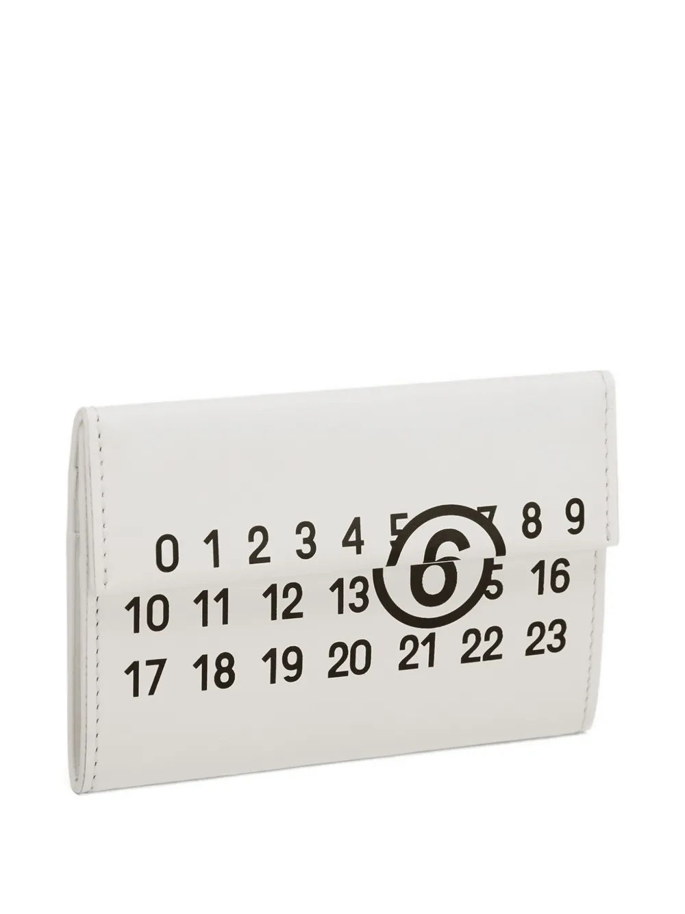 Mm6 Maison Margiela Numbers Wallet In White