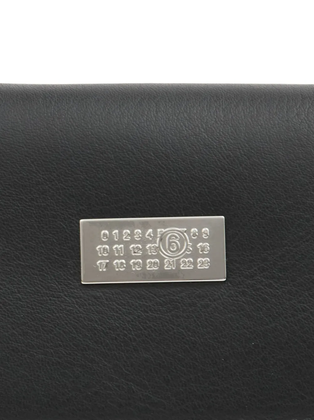 MM6 Maison Margiela Portemonnee met getallen plakkaat Zwart