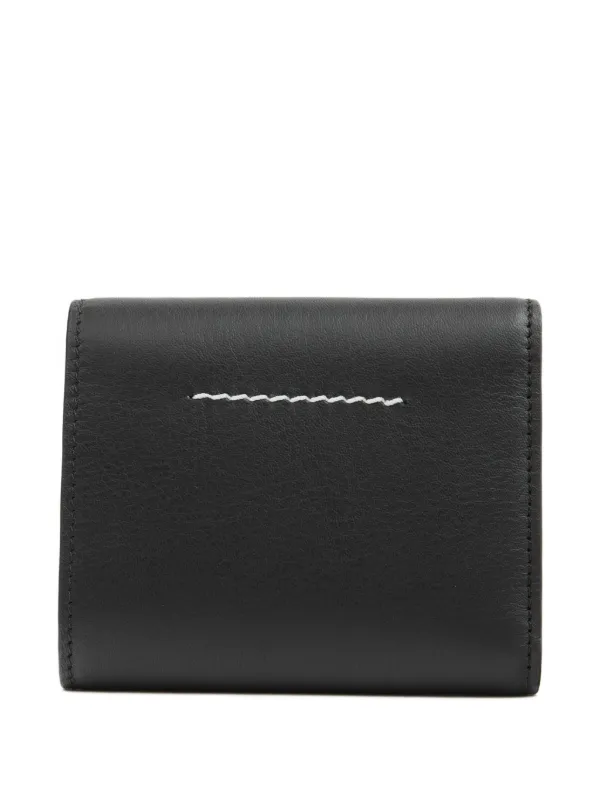 MM6 Maison Margiela numbers-plaque Wallet | Black | FARFETCH