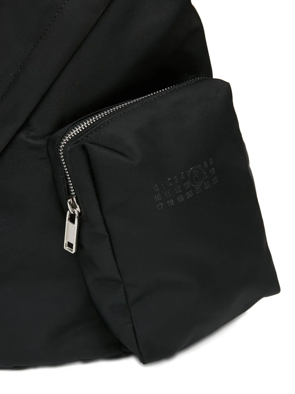 Mm6 Maison Margiela Triangular Cross Body Bag In Black