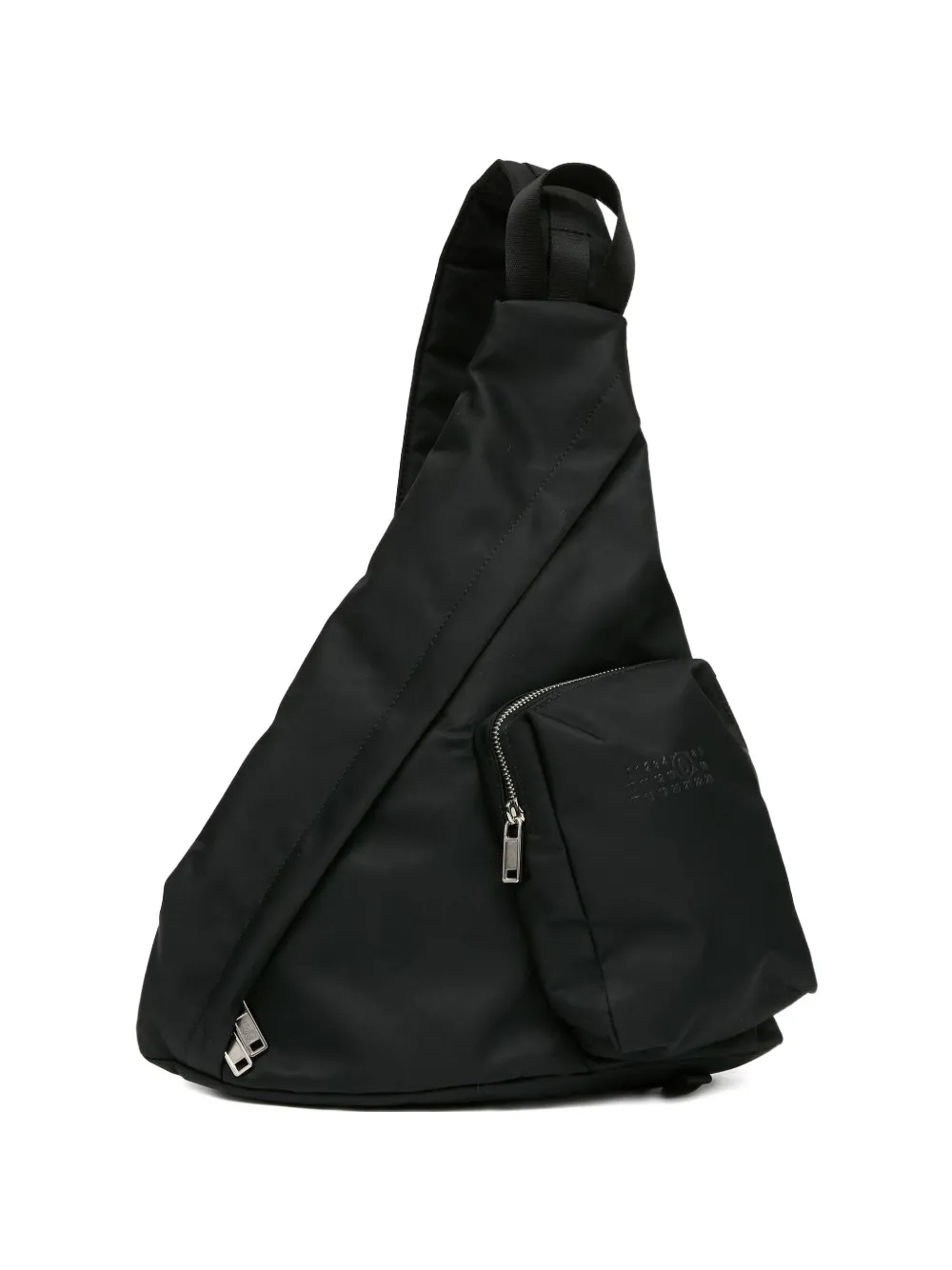 MM6 Maison Margiela Borsa a tracolla a triangolo - Nero
