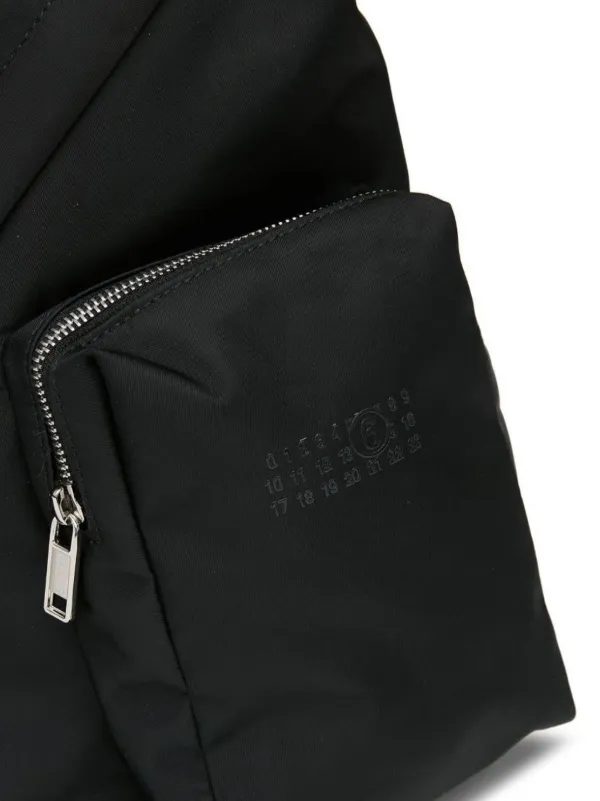 MM6 Maison Margiela Asymmetric Zip Cross Body Bag | Black | FARFETCH