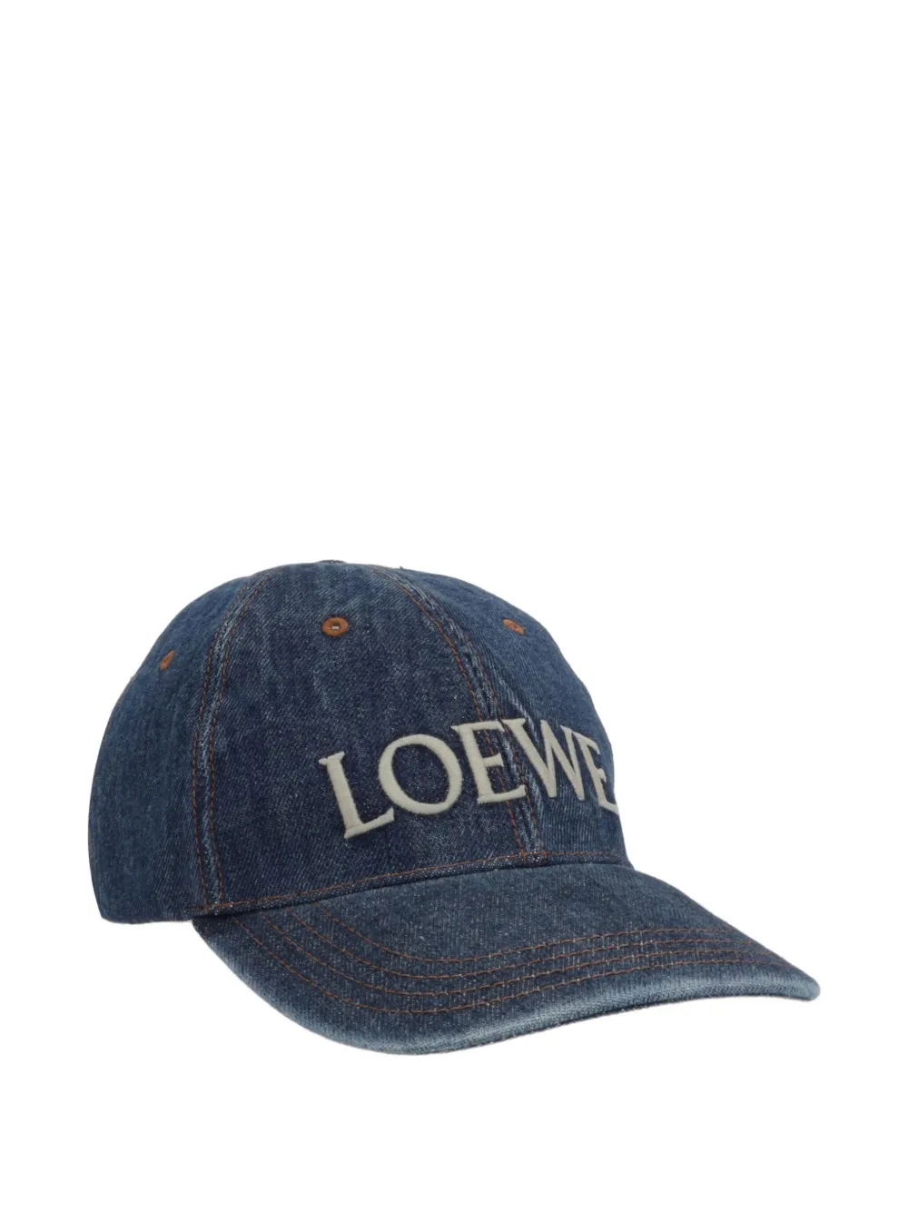 LOEWE Denim honkbalpet - Blauw