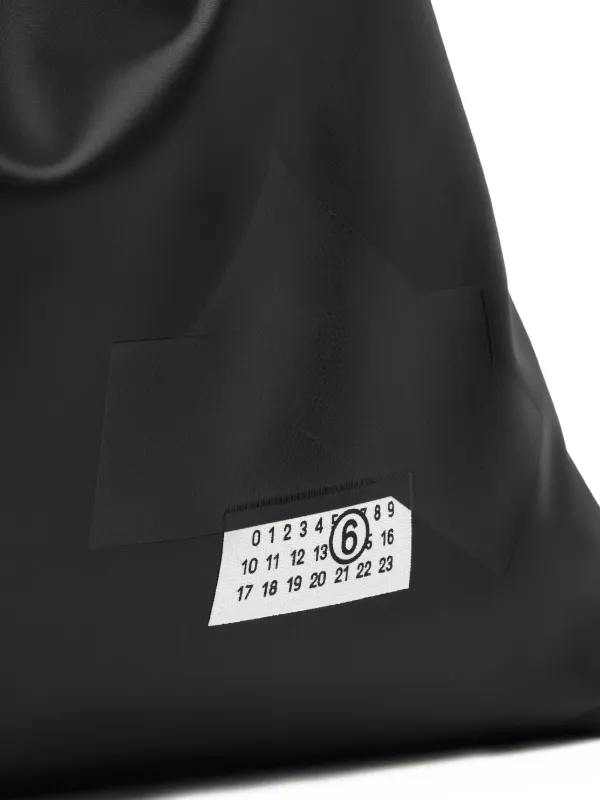 バッグ MM6handbag MM6 Maison Margiela Triangular Shoulder Bag | Black | FARFETCH CA