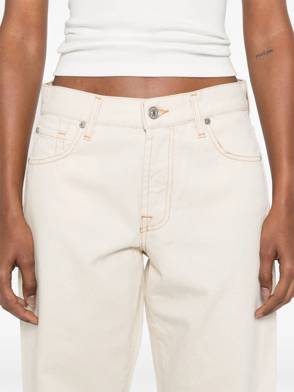 7 For All Mankind Straight jeans Beige