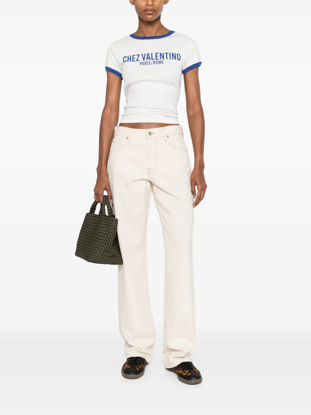 7 For All Mankind Straight jeans Beige