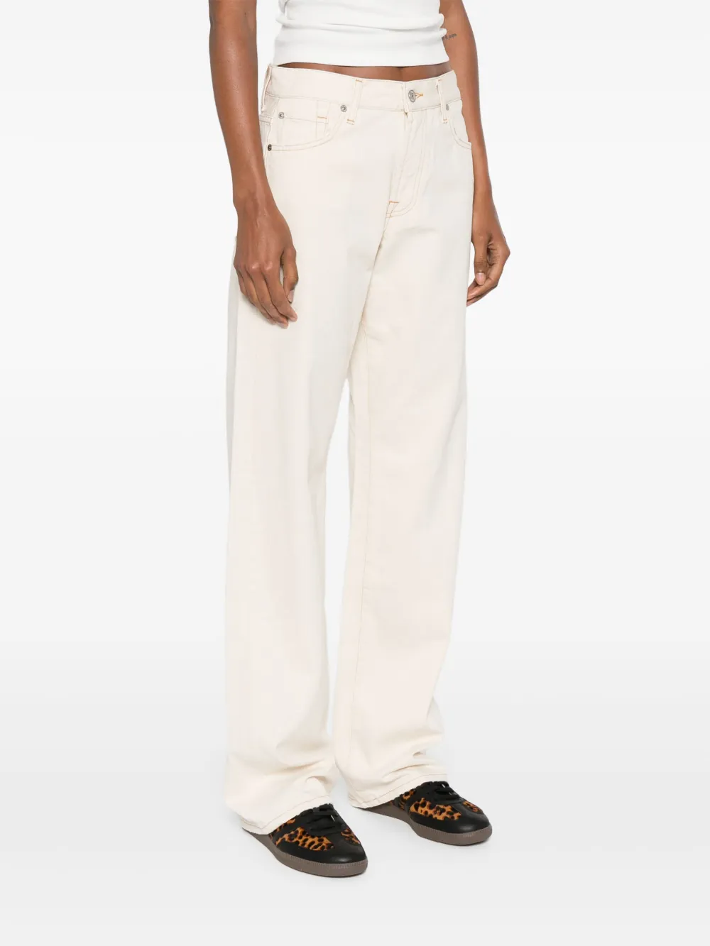 7 For All Mankind Straight jeans Beige