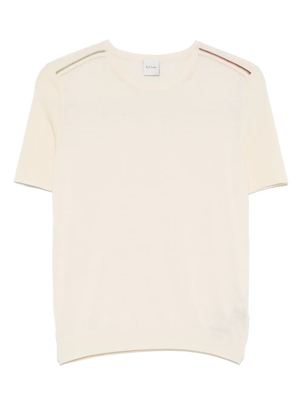 Paul Smith Gebreid T-shirt Beige