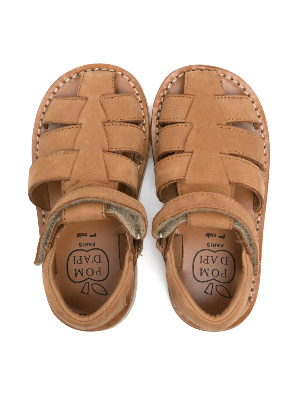 Pom D'api leather sandals Brown