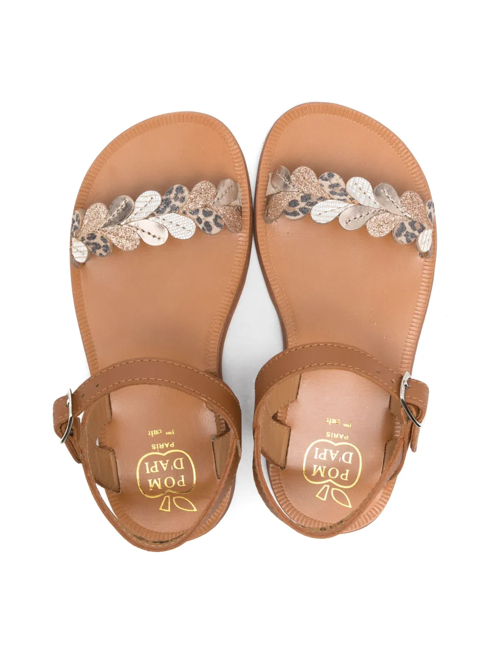 Pom D'api Plagette Ferns sandals White