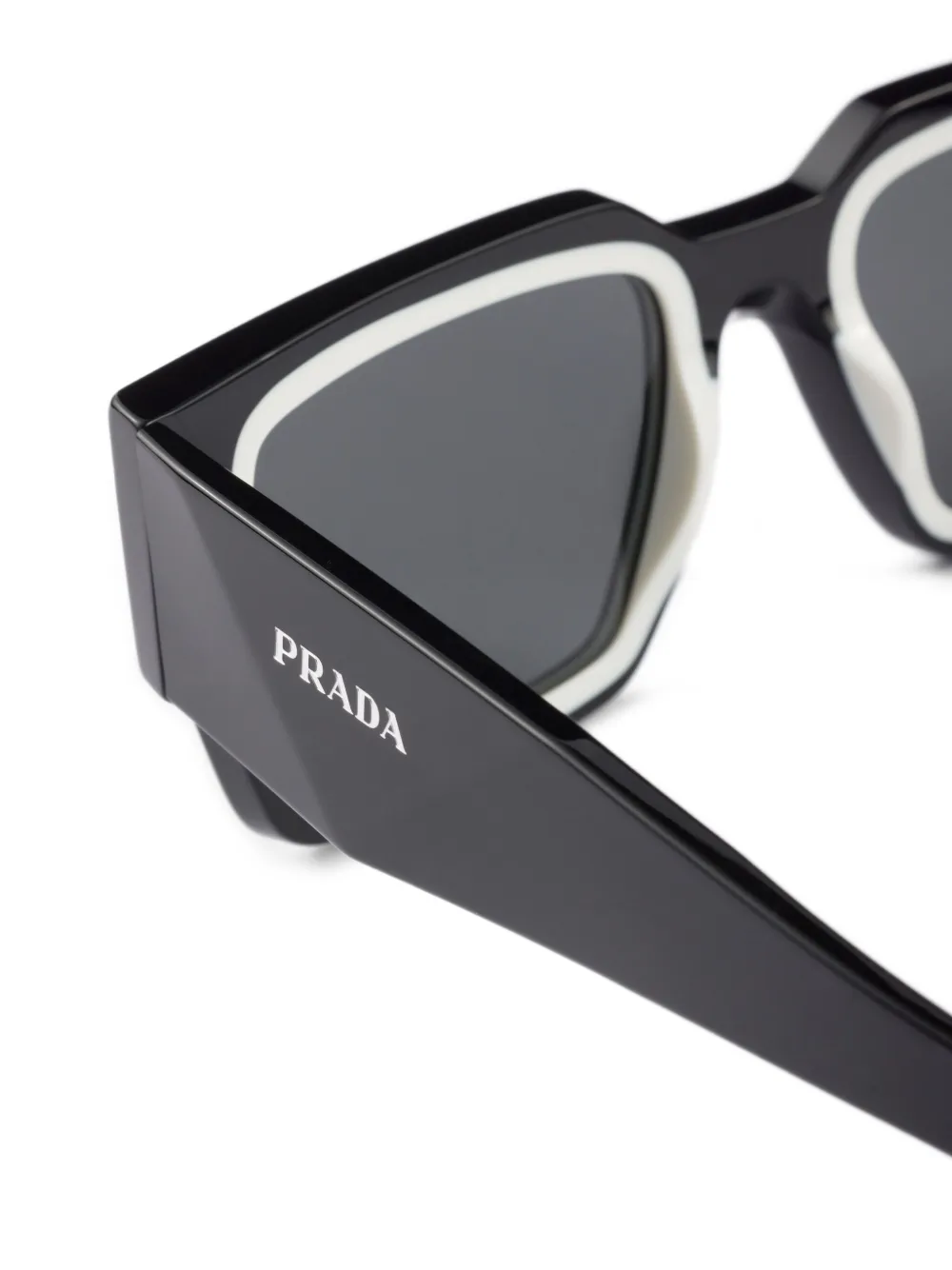Prada Eyewear Zonnebril Zwart