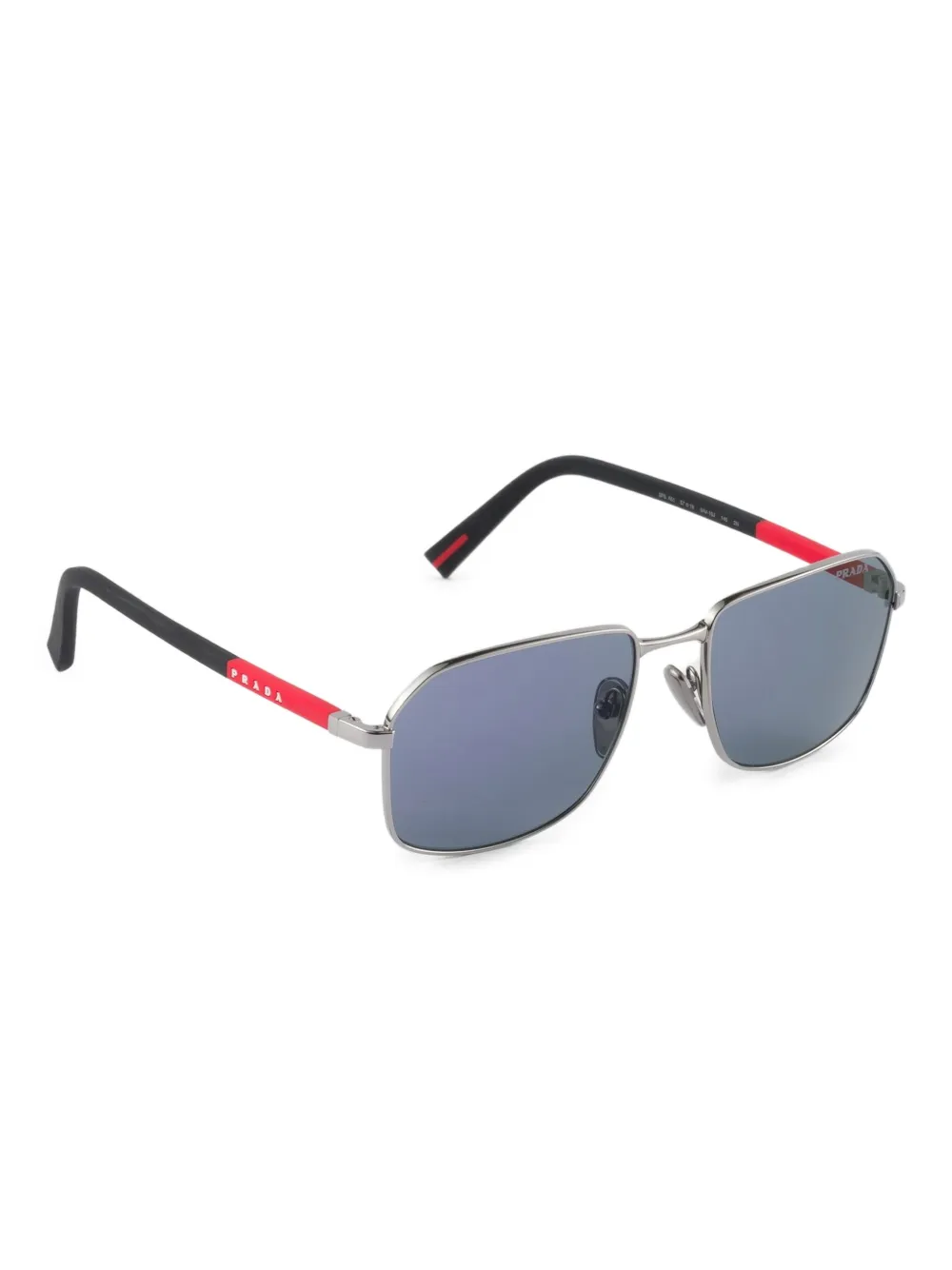 Prada Eyewear Linea Rossa zonnebril Zilver